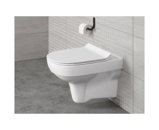 Комплект Cersanit унитаз CITY CO DPL EO slim + инсталляция LINK PRO + кнопка ESTETICA пластик хром глянцевый 64121 – изображение 3