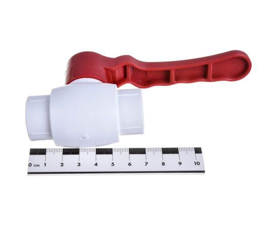 Шаровой кран Blue Ocean полипропиленовый (шар - PPSU) для агрессивных сред - 20 PPRF/BV/PPR/HW-2(W)-20 – изображение 4