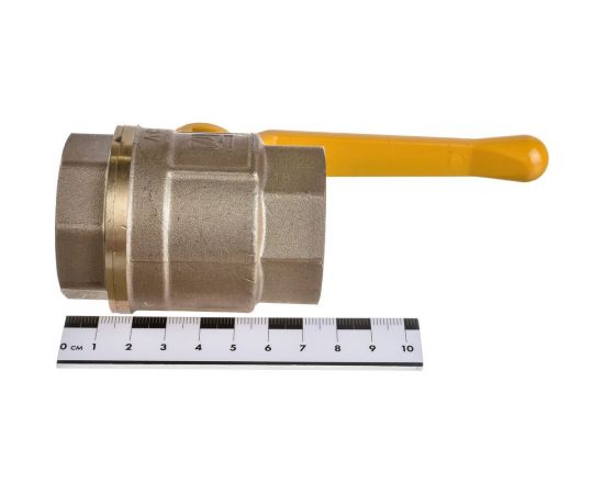 Шаровой кран STI для газа Ду32 Ру16 муфтовый (муфта-муфта) рычаг D170-00053 – изображение 4