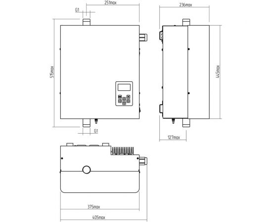 Электрокотел РУСНИТ РЭКО-24П, 24 кВт 380В 46012240000 – изображение 4