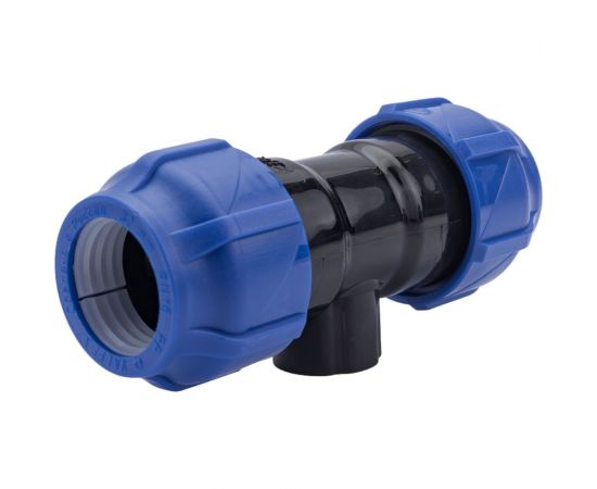 Компрессионный переходной тройник VALFEX ПНД, с внутренней резьбой, 32-1/2""-32 1210013201232 – изображение 4