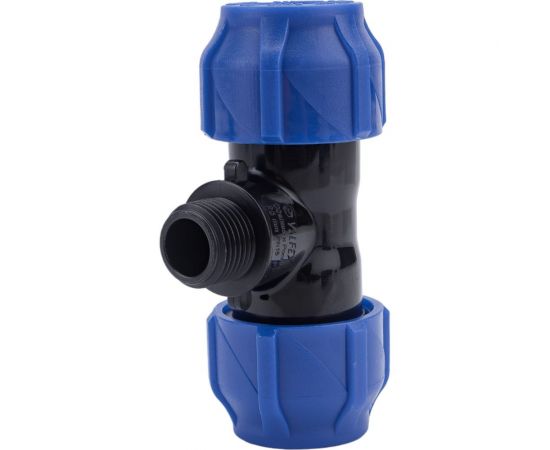 Компрессионный переходной тройник VALFEX ПНД, с наружной резьбой, 25-1/2""-25 1210022501225 – изображение 4