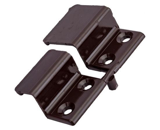 Пластиковый держатель для москитной сетки KOMFORT Москитные системы коричневый Комплект 4 шт ДП00617 – изображение 4