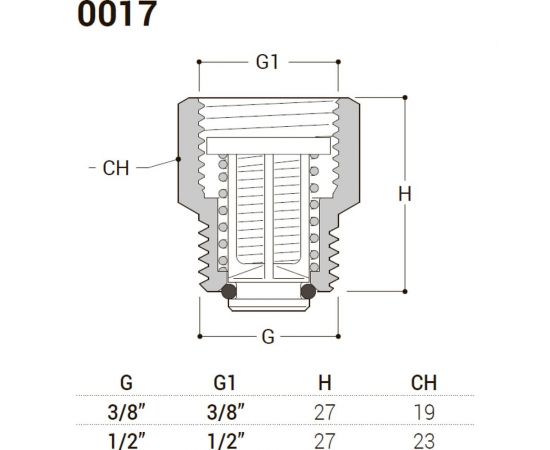 Отсекающий обратный клапан SR Rubinetterie 1/2" 0017-1500G000 – изображение 5