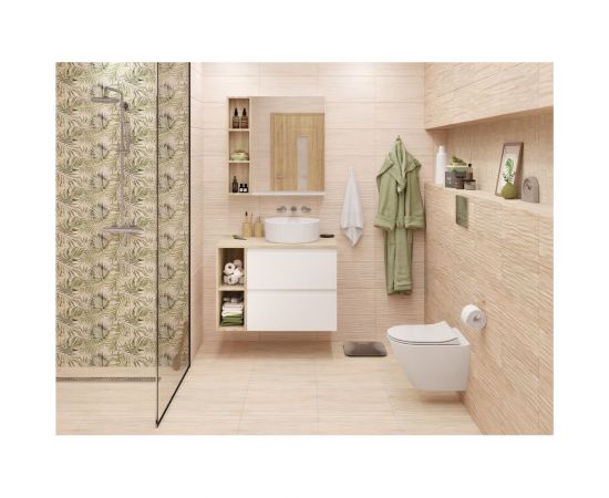 Комплект Cersanit унитаз CITY CO DPL EO slim + инсталляция LINK PRO + кнопка ESTETICA пластик хром глянцевый 64121 – изображение 5