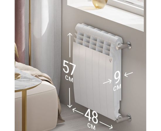 Биметаллический радиатор Royal Thermo BiLiner 500 - 6 секц. – изображение 6