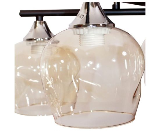 Потолочный светильник ЭЛЕТЕХ 11271В-4/8 черн. (Плафон 8268) НПБ 01-8x60-109 Е27 ИУ 1005404861 – изображение 6