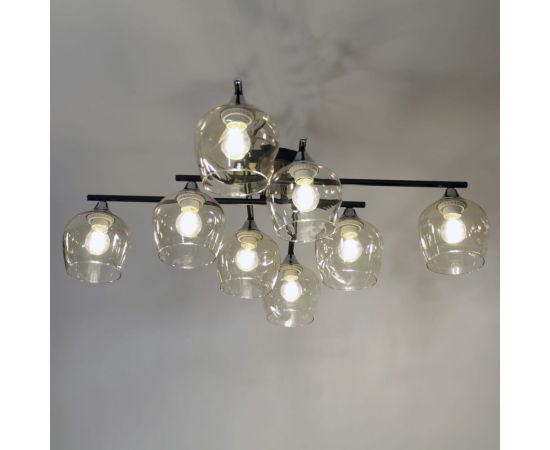 Потолочный светильник ЭЛЕТЕХ 11271В-4/8 черн. (Плафон 8268) НПБ 01-8x60-109 Е27 ИУ 1005404861 – изображение 8