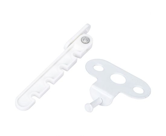 Ограничитель открывания окна Невский Крепеж гребенка, пластик, с отв. частью, 1 шт. 826228 