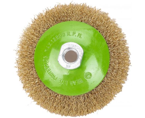 Щетка проволочная конусная 115 мм для УШМ Дело Техники 274315 