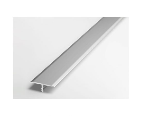 Порог прямой т-образный алюминиевый ЛУКА (5 шт, 26 мм, 2,7 м, анодированный, Серебро) УТ000038784 