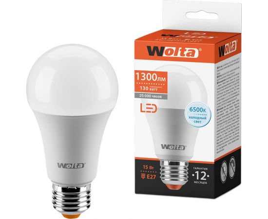 Лампа WOLTA LED 25W60BL15E27 