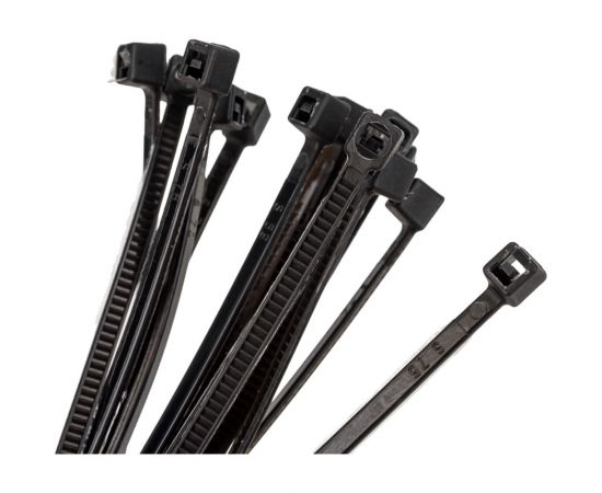 Хомут-стяжка Невский Крепеж 3x100 мм, черный, нейлон, 14 шт. 800976 