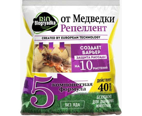 Средство от медведки Biogryadka репеллент, 100 г 4627096420398 