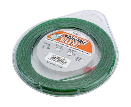 Леска 2.0мм 15м silent Oleo-Mac 6304-0143 – изображение 2
