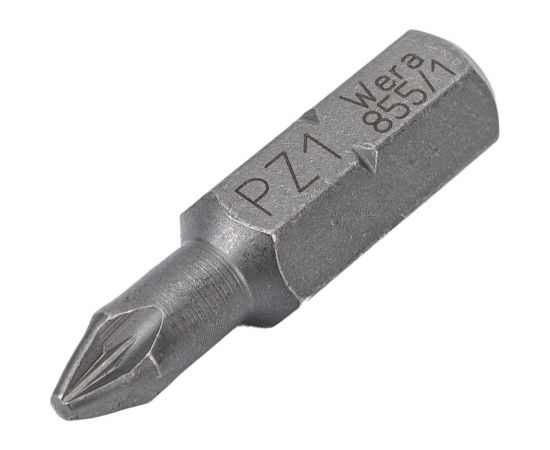 Крестовая бита Pozidriv 855/1 Z PZ 1, 25 мм, 1/4"", C6.3 WERA WE-072080 – изображение 2