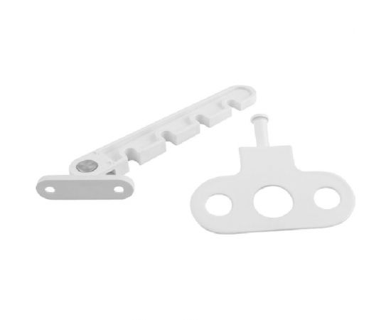 Ограничитель открывания окна Невский Крепеж гребенка, пластик, с отв. частью, 1 шт. 826228 – изображение 2