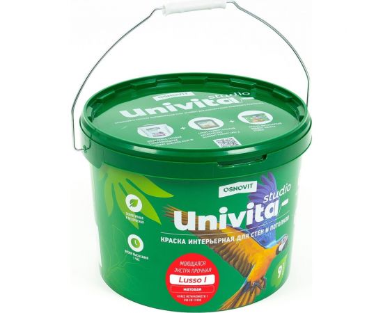 Интерьерная краска Основит Univita Studio Lusso I САс991 М7. База А, 9 л 93529 – изображение 2