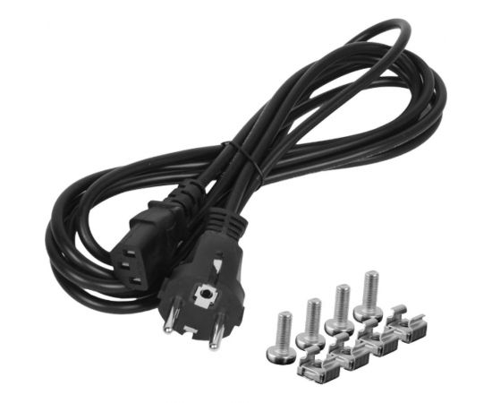 Блок 6-ти вентиляторов TWT 19"", с подшипниками, с термостатом, 1U TWT-CBB-FANB6-RACK-T – изображение 2