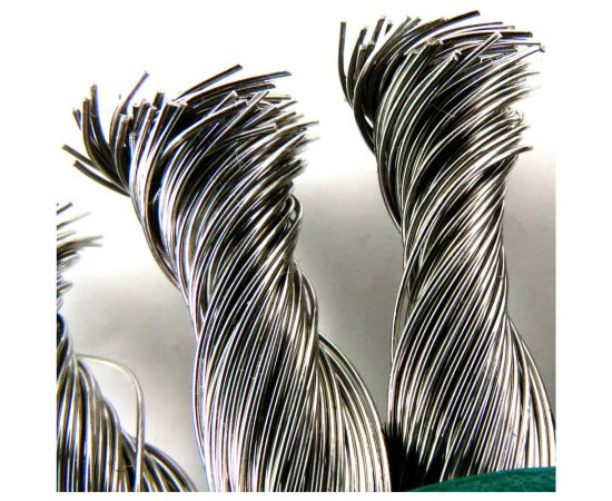 Щетка дисковая жгутовая для УШМ 125x12x22.2 мм, проволока нерж. сталь 0.5 мм SIT 2096 – изображение 2