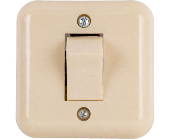 Одноклавишный выключатель ООО Ливны-Электро А1-003 УХЛ 4 слоновая кость ВОП 11 – изображение 3