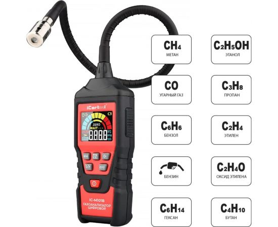 Цифровой газоанализатор iCarTool IC-M101B – изображение 3