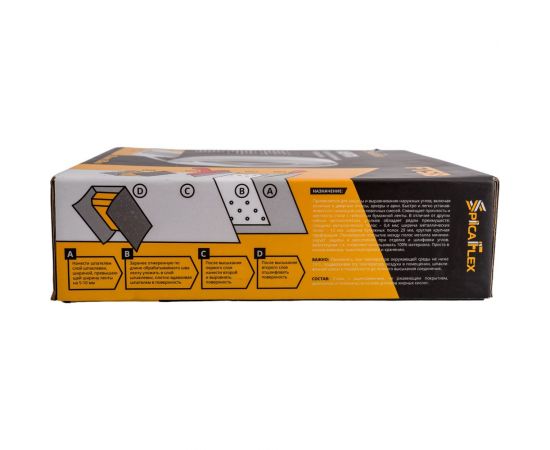 Металлизированная углозащитная лента для гипсокартона Spica 58 мм, 30 м СХ0043 – изображение 3