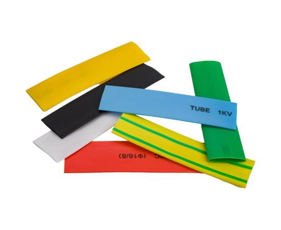 Термоусаживаемая трубка HLT 16,8 ТУТ набор: 7 цветов по 3шт. 100мм. упаковка 21шт. 084-15-156 4630076444840 – изображение 3