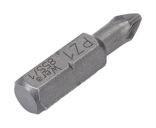 Крестовая бита Pozidriv 855/1 Z PZ 1, 25 мм, 1/4"", C6.3 WERA WE-072080 – изображение 3
