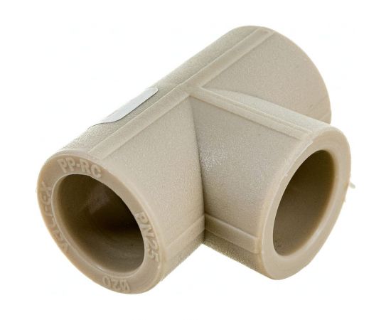 Тройник VALFEX PP-R серый, 20 мм 10111020Г 127-0441 – изображение 3
