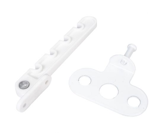 Ограничитель открывания окна Невский Крепеж гребенка, пластик, с отв. частью, 1 шт. 826228 – изображение 3