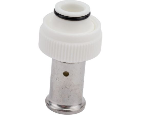 Пресс фитинг с накидной гайкой под евроконус HENCO ПВДФ пресс, белый, 16x3/4"" 19PKW-1605 – изображение 4