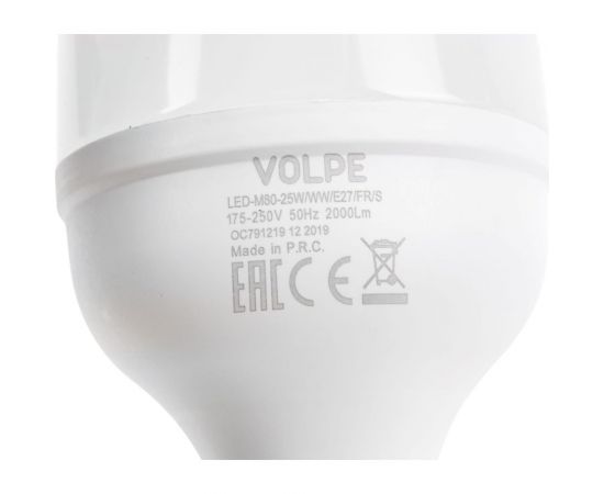 Светодиодная лампа Volpe LED-M80-25W/WW/E27/FR/S 10808 – изображение 4