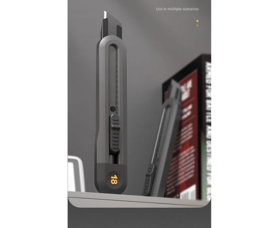 Технический нож DELI Home Series Black HT4018 104616 – изображение 4