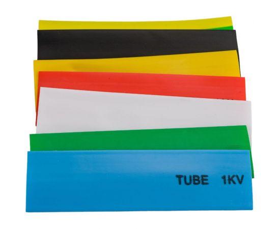 Термоусаживаемая трубка HLT 16,8 ТУТ набор: 7 цветов по 3шт. 100мм. упаковка 21шт. 084-15-156 4630076444840 – изображение 4