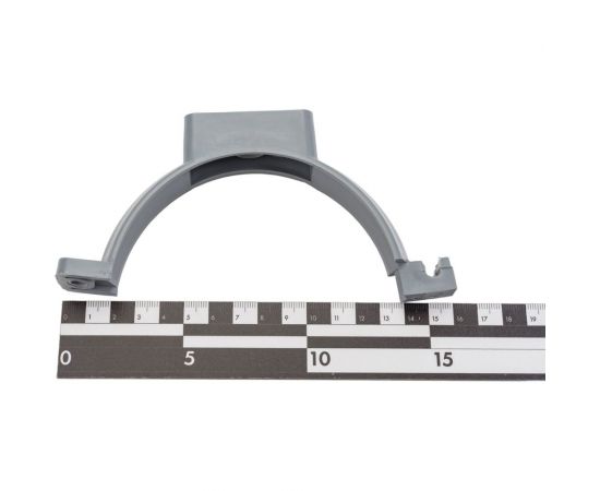 Хомут с креплением ООО МультиМирПласт ПП 110 мм, серый, 12 шт. ХМ ВК 110/12 – изображение 4