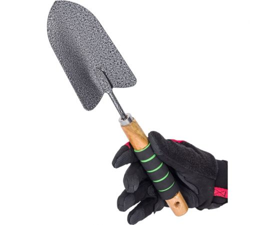 Посадочный совок из углеродистой стали с деревянной ручкой Gigant GVER-02 – изображение 4