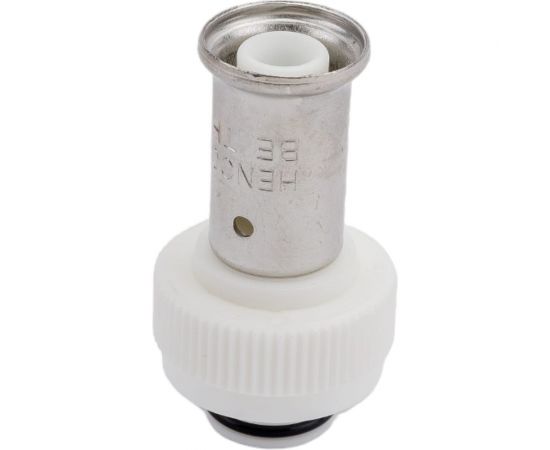 Пресс фитинг с накидной гайкой под евроконус HENCO ПВДФ пресс, белый, 16x3/4"" 19PKW-1605 – изображение 5