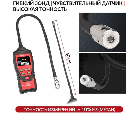 Цифровой газоанализатор iCarTool IC-M101B – изображение 5