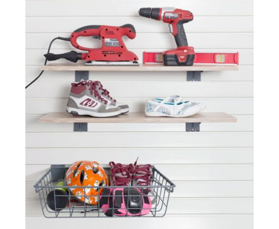 Универсальная серая слэт-панель 200см ESSE SP200G – изображение 5