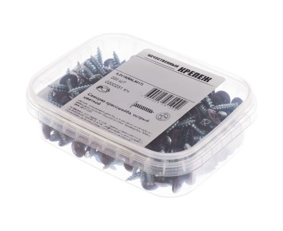 Прессшайба Качественный КРЕПЕЖ коричневая 220 штук 0200231 КЧ – изображение 5