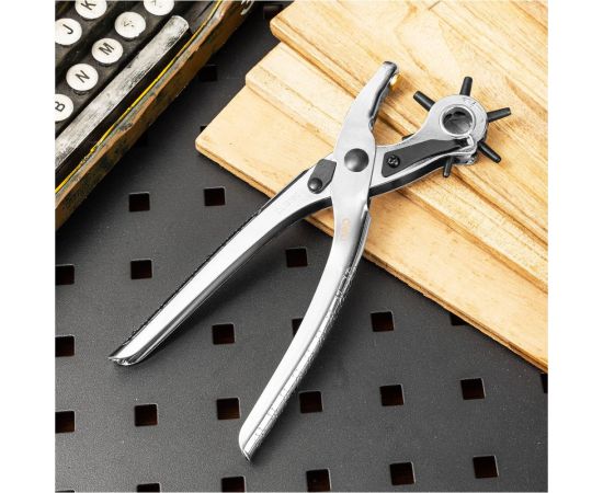 Револьверный дырокол для кожи DELI 6-в-1 DL1919С 98395 – изображение 8