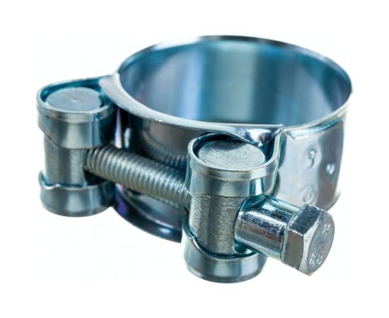 Силовой хомут Nord-Yada Д: 36-39 мм, Ш: 20 мм, Т: 0,8 мм, болт: М6х50, оцинкованная сталь 905989 