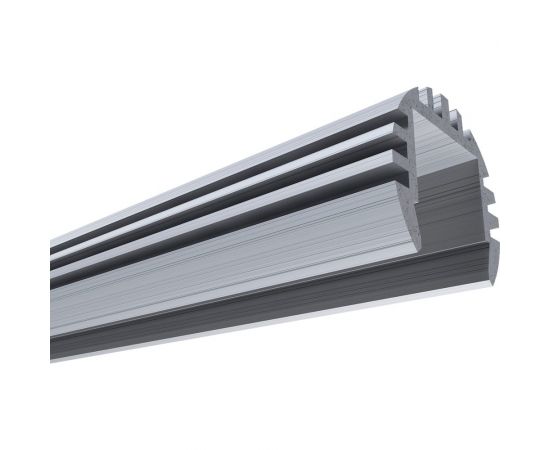 Круглый универсальный профиль Apeyron алюминий для Led ленты, серебро, 18,3х15/08-17-01 