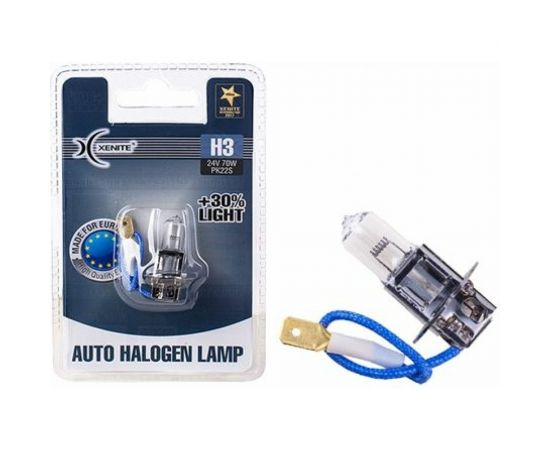 Автомобильная лампа XENITE H3, Яркость +30%, PK22S, 24 В, 1 шт. 1007135 