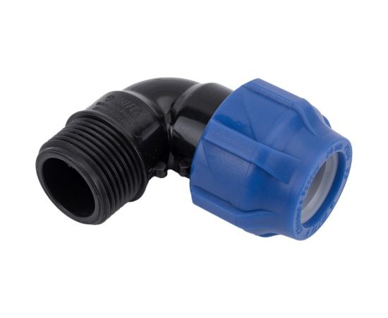 Компрессионный отвод VALFEX ПНД, с наружной резьбой, 20x3/4"" 1210012420034 