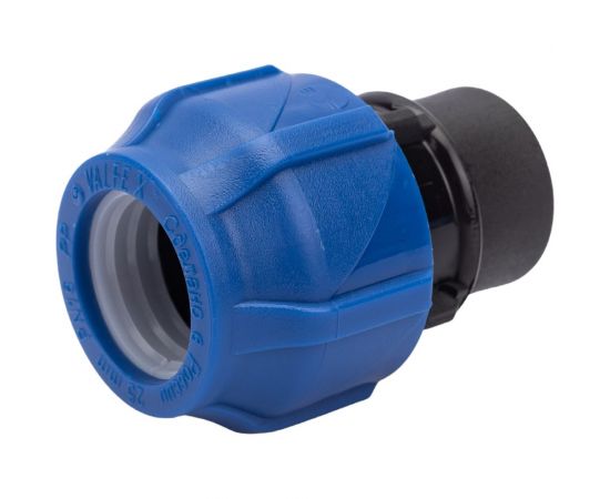 Компрессионная соединительная муфта VALFEX ПНД, с внутренней резьбой, 25x1/2"" 121001225012 
