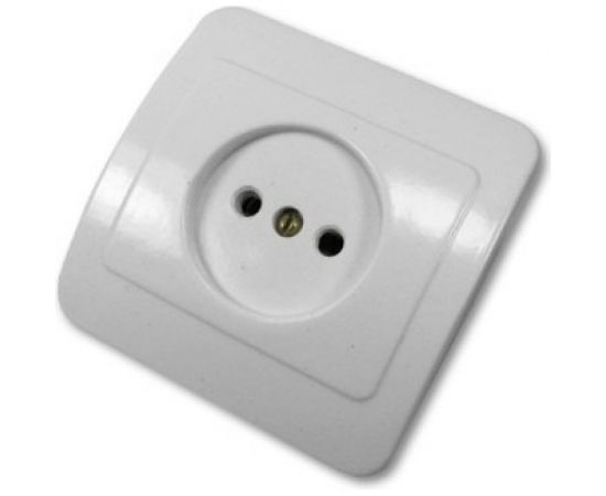 Розетка ООО Ливны-Электро РС 10-008 , белая РСф 824 