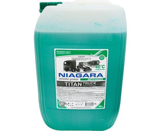 Охлаждающая низкозамерзающая жидкость NIAGARA TITAN Truck-40 антифриз 20 кг 1001021013 