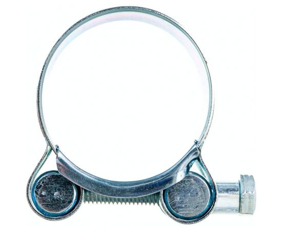 Силовой хомут Nord-Yada Д: 36-39 мм, Ш: 20 мм, Т: 0,8 мм, болт: М6х50, оцинкованная сталь 905989 – изображение 2